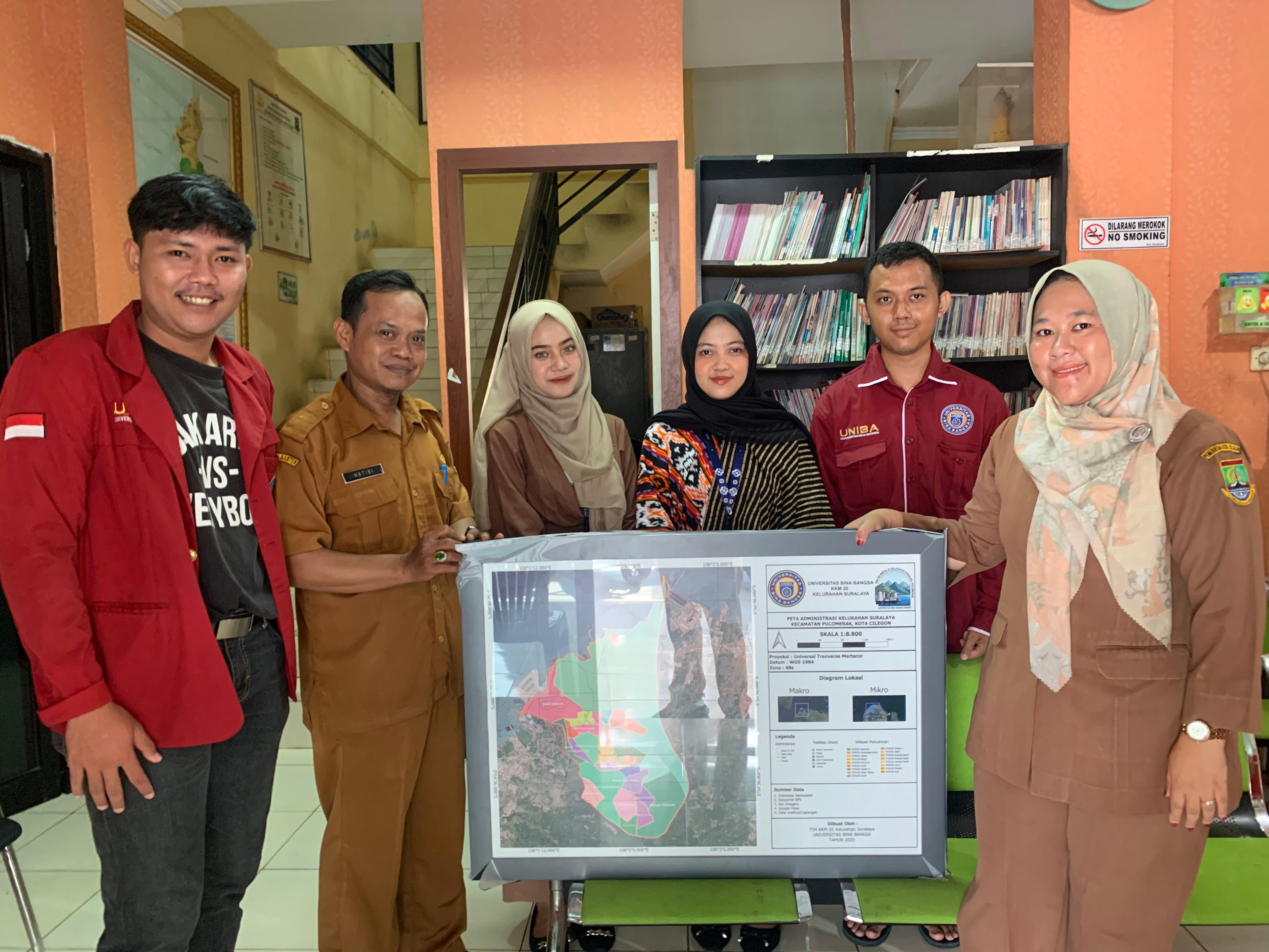 Penyerahan Peta Wilayah Suralaya